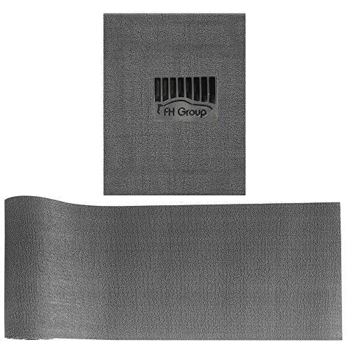 FH Group Car Floor Mats - DIY Ultra Waterproof Trimmable Non-Slip Vinyl Floor Mats, Solid Gray - color: SOLID GRAY