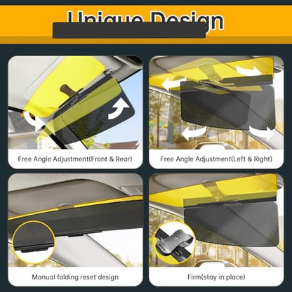 Upgraded SUV Sun Visor Extender + Siding Day and Night,Universal UV400 Anti-Glare Design, Effectively Resists Glare, UV Rays, and Snow Blindness, Ensuring Driving Safety - size: Sun Visor for SUV-Siding-D N