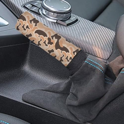Handbrake and Gear Shift Knob Cover 2 Piece Automobile Hand Brake Cover Car Interior Accessories - color: Duck Camo