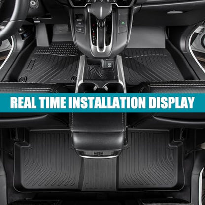 All Weather Floor Mats Compatible with 2016-2022 Lexus RX, Black 3D Car Mats Full Set Heavy Duty TPE Non-Slip Interior Accessories (2016-2022 RX) - color: 2016-2022 RX