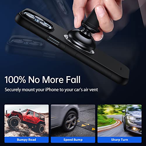 SYNCWIRE Magnetic Phone Holder for Car, 360° Rotatable Super Strong Magnets Air Vent Cell Phone Car Mount Compatible with iPhone, Android, Samsung