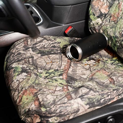 Covercraft Mossy Oak Camo Carhartt SeatSaver Custom Seat Covers | Fits 2024-2025 Toyota Tacoma (Excludes Hybrid) | 2nd Row 60/40 Bench Seat, Break-Up Country