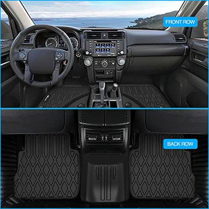Nilight TPE Floor Mats for Mazda CX5 (CX-5) 2017 2018 2019 2020 2021 2022 2023 2024 2025 All Weather Custom Fit Heavy Duty Floor Liners - color: Black