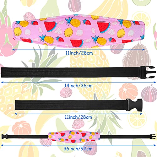 HESTYA 2 Pcs Carseat Head Support Toddler, Stroller Seat Headrest for Sleeping Traveling, Neck Relief Headband Strap for Kids Children Toddler Infant(Fruit) - color: Fruit