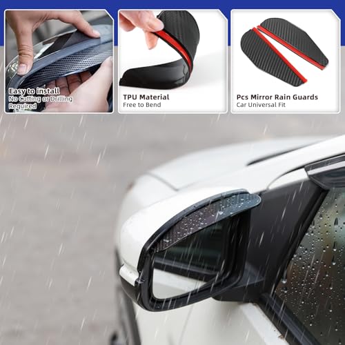 4PCS in Channel Rain Guards Fit for Volkswagen Golf MK5 Hatchback 2004 2005 2006 2007 2008 2009, Vent Window Visors Shades, Side Wind Deflectors, Exterior Car Accessories- 4 PCS - size: For 2004-2009 Golf MK5 Hatchback