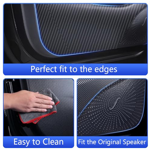 Car Door Anti Kick Pad for Porsche Macan 2015 2016 2017 2018 2019 2020 2021 2022 2023 2024 Accessories Carbon Fiber Style Leather Sticker Door Sill Protector Cover Edge Guard Side Mat Interior Dirty