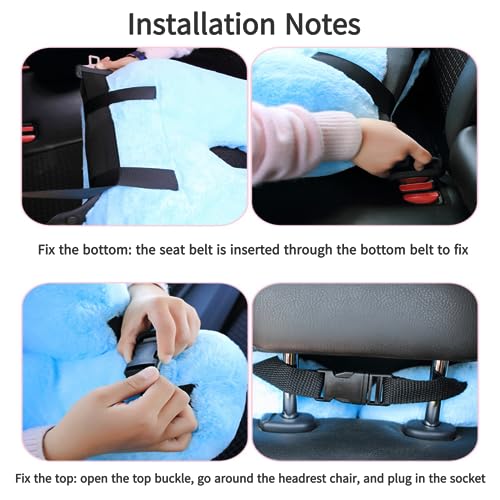FHSGGP Travel Pillow Car Pillow Kid Car Sleeping The Sleeping Aid for Adults and Kids on Road Trips Kids Travel Pillow Black - color: A-black