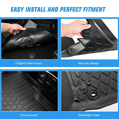 Nilight TPE Floor Mats for Lexus GX460 2014 2015 2016 2017 2018 2019 2020 2021 2022,2013-2023 Toyota 4Runner(4 Runner),All Weather Custom Fit Heavy Duty Floor Liners - size: 2013-2023 Toyota 4Runner| Lexus GX460