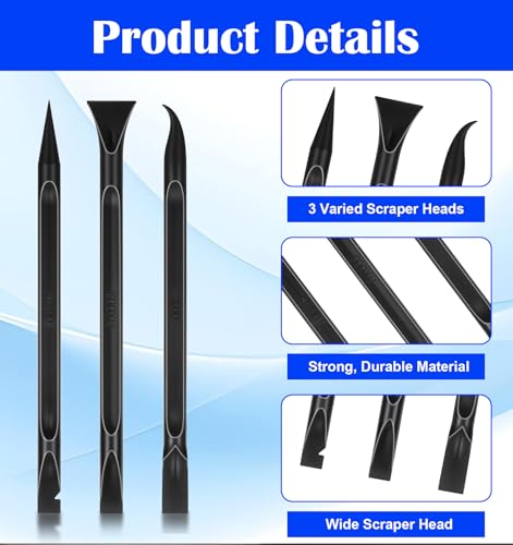 9 Pcs Car Crevice Cleaning Tool, Non-Scratch Carbon Fiber Plastic Car Detailing Picks, Auto Detailing Equipment for Small Narrow Gaps and Interior Cleaning