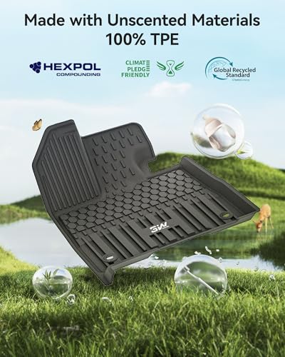 3W Floor Mats&Cargo Liner for Toyota Sienna 2021-2026 7 Seat (Not Fit 25 26 Platinum) TPE Custom Fit Floor Liner for Sienna XLE/XSE/Limited Full Set and Trunk Mat(w/o Spare tire) - style: 1. Sienna 7 S|21-26|1-3Floor Mats&Cargo Liner