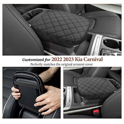 SKTU for 2026 2025 2024 2023 2022 Kia Carnival Center Console Cover KA4 MPV Seat Box Cover Kia Carnival 2024 2025 2026 Accessories Center Console Cushion 2023 2024 2025 2026 Carnival Armrest Cover - color: For 2022-2026 Carnival