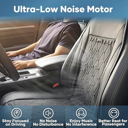 Liquid Cooling Car Seat Cover Front Seat, Air Conditioned Cooling Seat Cooler (Not Fan), Cooling Seat Cushion for Cars with 3 Modes, Quiet, Works Without A/C, Fits Car SUV Truck, Classic Black - color: Classic Black