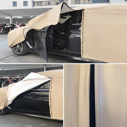 Heavy Duty Outdoor Car Cover Custom Fit for Ford 1999-2026 F250/F350, Windproof All Weather Waterproof Sun Rain UV Dust Snow Protection Outdoor Car Covers - size: Custom Fit Ford F250/F350