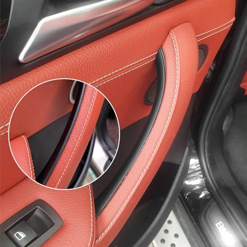 Jaronx Compatible with BMW X3 F25/X4 F26 Door Handle Covers,3PCS Interior Door Pull Handle Covers for BMW X3 F25 2010-2016, X4 F26 2014-2017, Left and Right Side(Black)