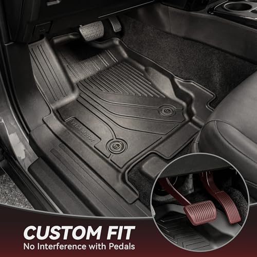 YITAMOTOR Floor Mats Set Fit for Toyota 4Runner 2025 2026 5-Seats(Fits Gas,Not Fit Hybrid) with Trunk mat &Backrest mat, All Weather TPE Custom Fit Liner for 4 Runner SR5/TRD/Limited 6th gen Car Mats - style: 2025-2026 Toyota 4runner 5 Seater Gas