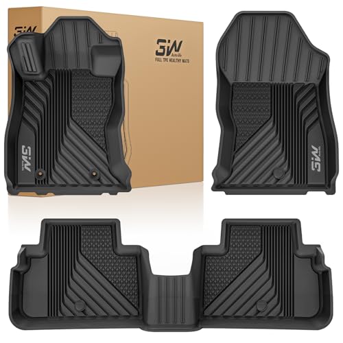3W Floor Mats for Subaru Forester 2019-2023 2024, Custom Fit TPE All Weather Floor Liners, 1st & 2nd Row Full Set Car Accessories - size: 2.for Subaru Forester | 19-24 | 1st & 2nd Row