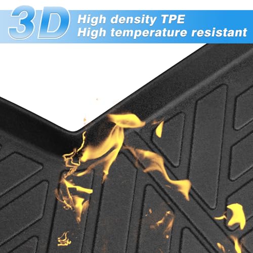 Powerty Front Trunk Mat for Ford F150 Lightning 2022-2025 Accessories Front Trunk Liner All Weather Mats Upper and Lower Trunk Storage Liner Cargo Mat 2 PCS - size: Front Cargo Mat｜For｜22-25｜Ford F150 Lightning