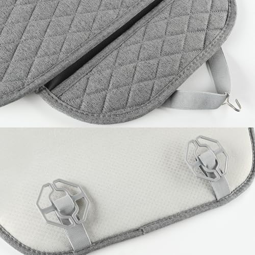 West Llama Linen Car Seat Covers,Bottom Seat Covers for Cars Include 2 Piece Front Driver Seat Pad Mat Universal Fits 90% Vehicles,SUVs,Cars,Sedans(2Piece-Gray) - color: B-Gray, size: 2 Front Bottom Seat Covers
