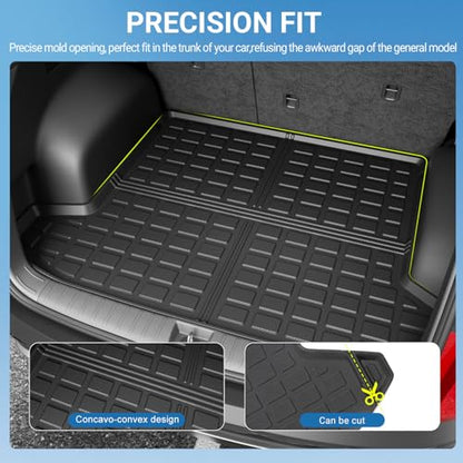 Xipoo Cargo Liner Compatible with 2022 2023 2024 2025 2026 Tucson Rear Trunk Mat Cargo Mat Trunk Liner Replacement for 2022 2023 2024 2025 2026 Tucson Accessories - color: Upgraded Rear Trunk Mat