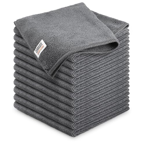 CERAKOTE Microfiber Towels (12 Pack) - Cleaning and Application Towels Durable Microfiber Material - 300 GSM Lint-Free Towel - Ideal for Cars, Home, Shop and Office Cleaning - size: 12.5" x 12.5"