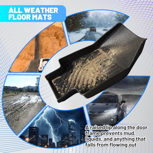 orealtrend Car Floor Mats Replacement for Volkswagen VW Jetta 2012-2018 Heavy Duty All Weather Guard Black Front Rear Liners Carpet Custom Fit- NOT for 2012-2014 Jetta Sportwagen