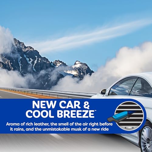 Refresh Your Car! Vent Air Freshener (New Car /Cool Breeze Scent, 6 Pack) - size: 6 Count (Pack of 1)
