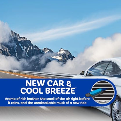 Refresh Your Car! Vent Air Freshener (New Car /Cool Breeze Scent, 6 Pack) - size: 6 Count (Pack of 1)
