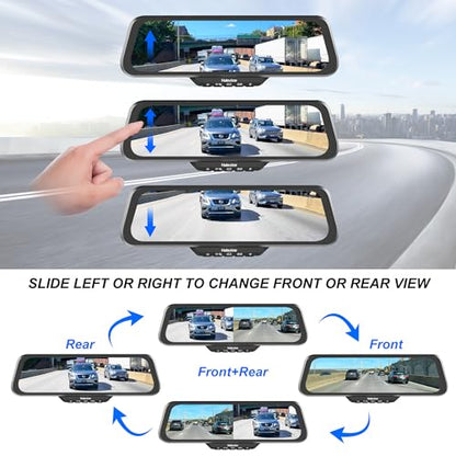 Haloview Byte Tango BT16-V1 1080P Mirror Dashcam & Wireless Rearview Camera System with Blind Spot Detection (BSD) for RV (Height 9.2-13.1ft) - BT16-V1