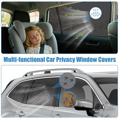 Car Window Shades for 2019-2022 Forester - Rear Side Window Sun Shade for Baby, Breathable Mesh Car Privacy Window Covers, UV Protection and Heat Insulation for Road Trips, Napping, Camping - size: Forester(2019-2022)R-2PCS