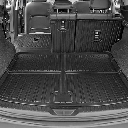 Cargo Mat Backrest Mats for 2017-2025 Mazda CX-5, All Weather TPE Backrest Mat Trunk Mat Cargo Liner Storage Mats Accessories for CX5 (Backrest Mats + Cargo Mat) - style: Backrest Mats+Cargo Mat