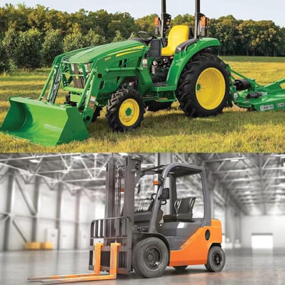 SHEJISI Strong Magnetic Tractor Side Mirrors, Fit for Tractors、Forklifts、Small Dozers、Lawn Mower、Lift Trucks、Safe and Practical Accessories Compatible with John Deere,Kubota,Toyota,Yale,Crown,Case IH