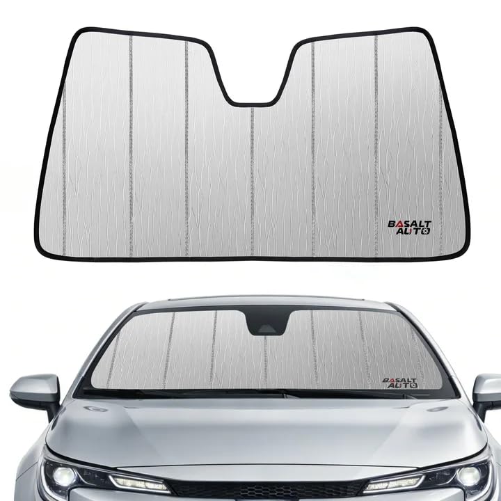 Windshield Sun Shade Compatible for 2018-2024 Toyota Camry Silver Reflective Foldable Front Sun Visor Sunshade Protector with Storage Bag Keep Interior Cool - size: 2018-2024-Toyota-Camry