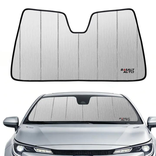 Windshield Sun Shade Compatible for 2018-2024 Toyota Camry Silver Reflective Foldable Front Sun Visor Sunshade Protector with Storage Bag Keep Interior Cool - size: 2018-2024-Toyota-Camry