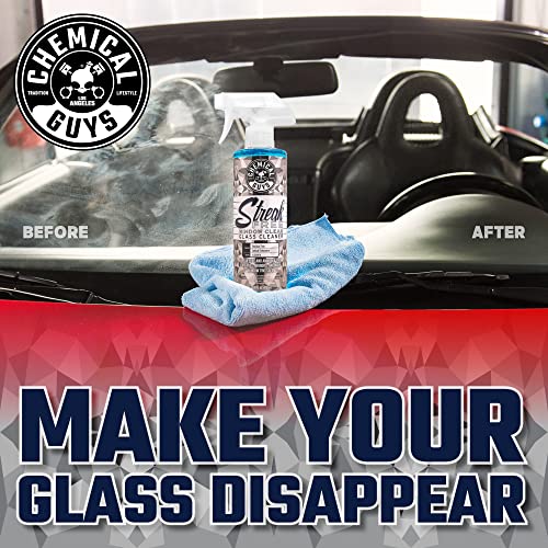 Chemical Guys Streak Free Glass and Window Cleaner - Works on Glass, Windows, Mirrors, and Screens, Ammonia-Free and Safe on Tinted Windows, for Cars, Trucks, SUVs, and Home Use - 16 oz - style: 16 oz (Pack of 1)
