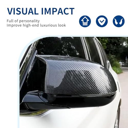 Side Mirror Cover Compatible with X3 G01 X4 G02 / Pre-lci X5 G05 X6 G06 X7 G07 (Carbon Fiber Pattern, G01 G02 G05) - color: Carbon Fiber Pattern, size: G01 G02 G05