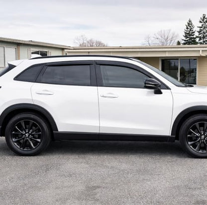 2023-2026 Tape-On Rain Guards for Honda HR-V Side Window Visor Deflectors LX EX-L Sport Smoke Tinted HRV Vent Shade Protectors 2024 2025 - size: For Honda Hr-v 2023-2026