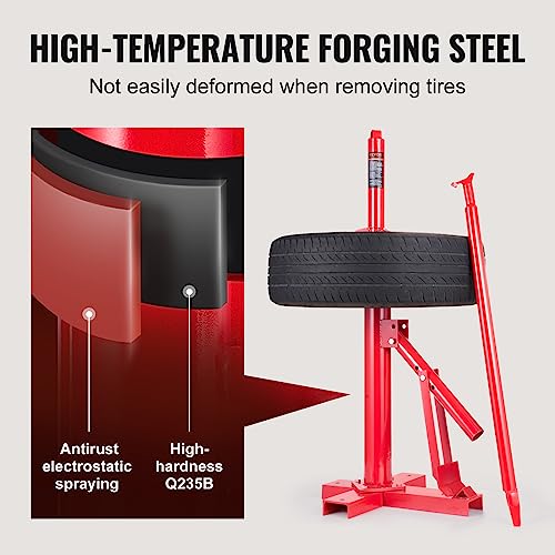 VEVOR Manual Tire Changer, Portable Hand Bead Breaker Mounting Tool for 8"-16" Tires, Compatible with Car Truck Trailer, Tire Mounting Machine for Home Garage Small Auto Shop - style: Tire Changer
