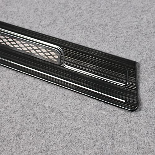 Beautost Fit for Honda CRV CR-V 2023 2024 2025 2026 Outside Door Sill Scuff Plate Guard Cover Trims (Black) - color: Black