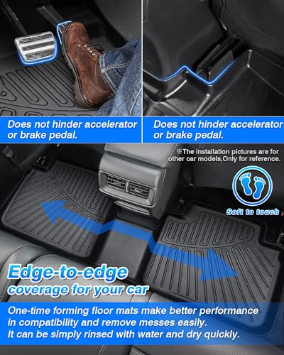 Cartist Floor Mats for Kia K5 (Only FWD Models) 2021-2026 & Hyundai Sonata/Sonata Hybrid 2020-2026, All Weather Cargo Liner for K5 Accessories, Heavy Duty Car Mats, Car Accessories - size: 3)Kia K5【21-26】Hyundai Sonata 【20-26】