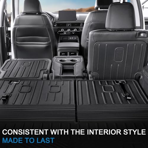 Kick Mats Backrest Mats for Honda Pilot 2026 2025 2024 2023, All Weather TPE 2nd Row Seat Back Protector Car Accessories for Pilot (Kick Mats) - style: Kick Mats