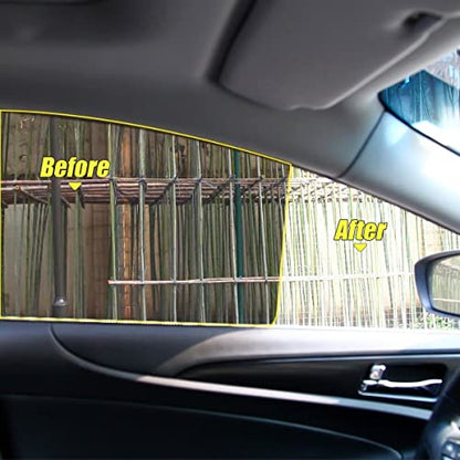 Car Side Window Sunshade, 4 PCS Static Cling Films Stickers Sun Shade UV Rays Privacy Protector, Reuseable Washable Sun Shade for Most Cars, Vhicles, SUV