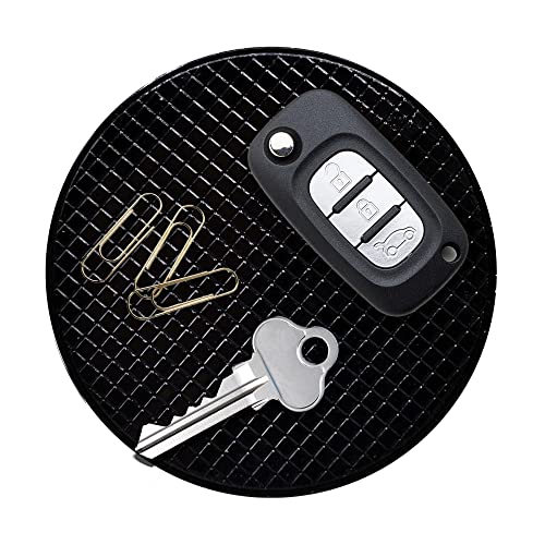 Car Dashboard Sticky Non Slip Pad, Anti-Slip Sticky Gel Mat for Cell Phone, Radar Detector, Tablet, GPS, Keys or Sunglasses, Small Round 3.5” – Pack of 2