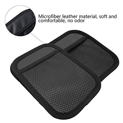 INNOLIFE Car Net Pocket Side Clutter Scattered Storage Phone Holder Strong Paste Organizer 8"x5.75"(1pcs L+1 pcs S) - size: 1 Large+1 Small
