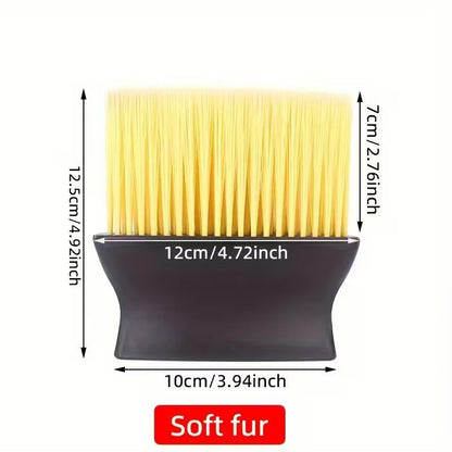 Dual-Head Car Interior Cleaning Brush, Soft & Hard Bristles for Air Vents, Dashboard, Buttons, and Crevices - Manual Detailing Tool with Ergonomic Handle（1pc）