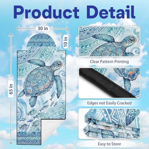 2 Pack Car Seat Towel Covers, Sweat-Proof Microfiber Seat Protectors for Gym, Running, Beach & Workout, Breathable Quick-Dry, Machine Washable, Ink-Style Sea Turtle Print, Universal Fit - color: Ink-style Sea Turtle