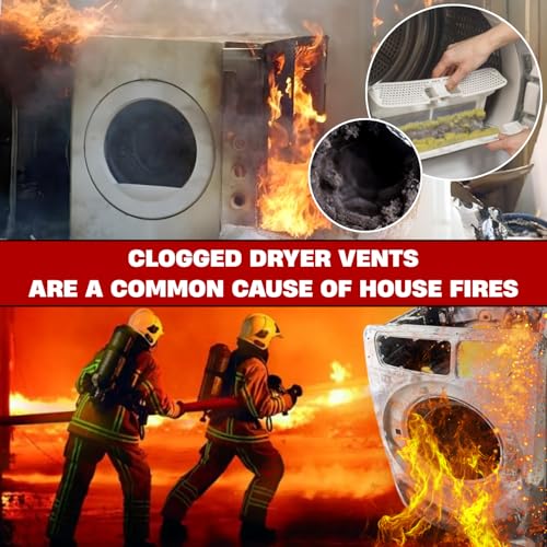 Dryer Vent Cleaner Attachment for Shark Vacuums- Flexible Crevice Tool for Shark NV360 NV350 NV500 NV501 HV300 HV301 HV371 HV372 (Dryer Vent Cleaner - Flexible Crevice Tool) - style: Dryer Vent Cleaner - Flexible Crevice Tool