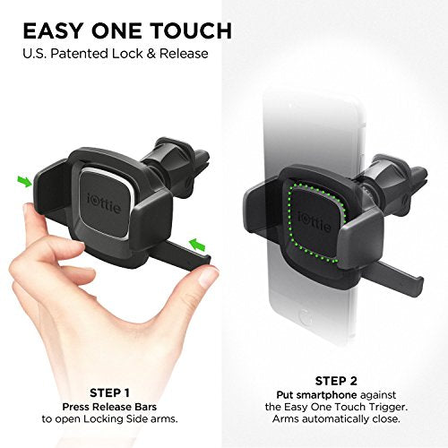 iOttie Easy One Touch Classic Air Vent Universal Car Mount Phone Holder, For iPhone, Samsung, Moto, Huawei, Nokia, LG, Smartphones - style: Classic