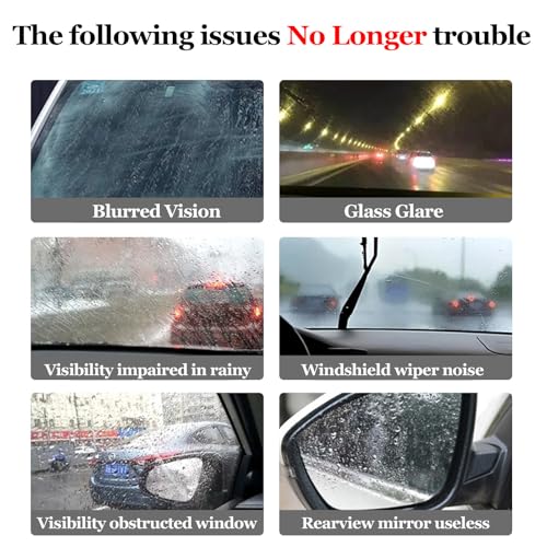 Glass Cleaner Glass Oil Film Cleaner for Car, Windshield Cleaner Tool for Automotive Windshield, Window, Mirror, Improve Windshield Clarity and Visibility for Safe Driving (1)