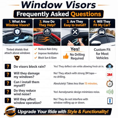 2018-2023 Tape-On Rain Guards for Chevrolet Traverse Side Window Visor Deflectors LS LT RS Premier True North High Country Durable Tinted Shades 2019 2020 2021 2022 - size: For Chevy Traverse 2018-2023