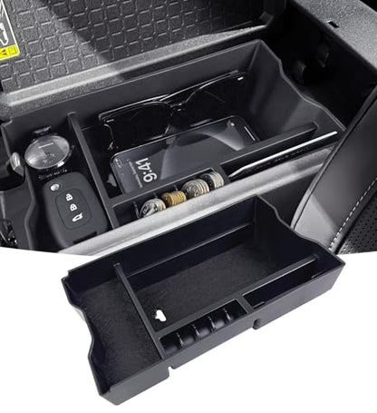 Center Console Organizer Tray Storage Box for Toyota RAV4 2026, Interior Accessories Armrest Insert Tray Storage Box for 2026 RAV 4, Black - style: 12) Fits for Toyota RAV4 2026
